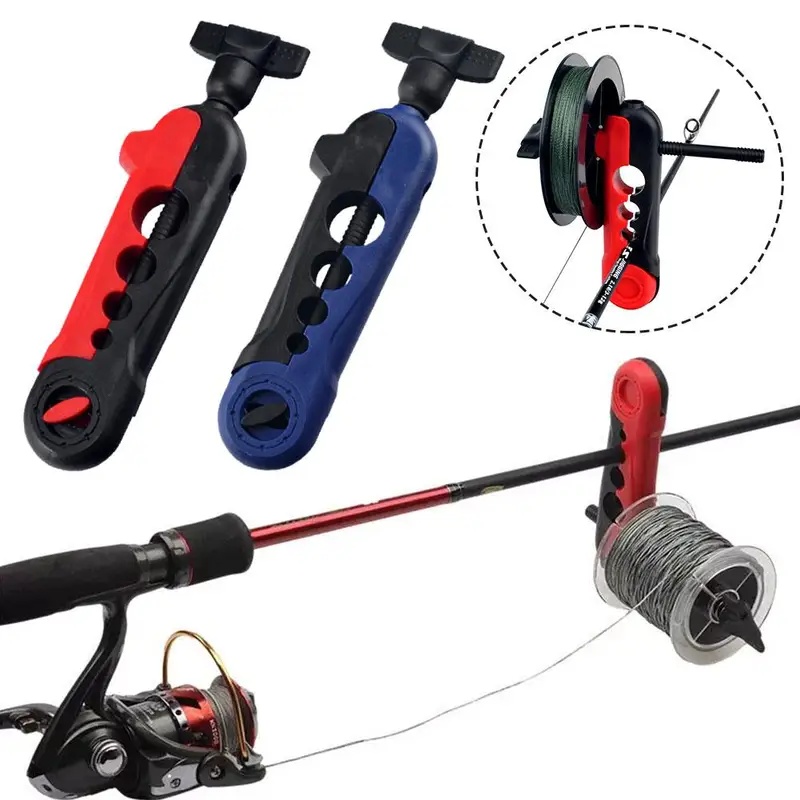 Baitcasting Reel - Enrollador portátil de hilo de pesca,