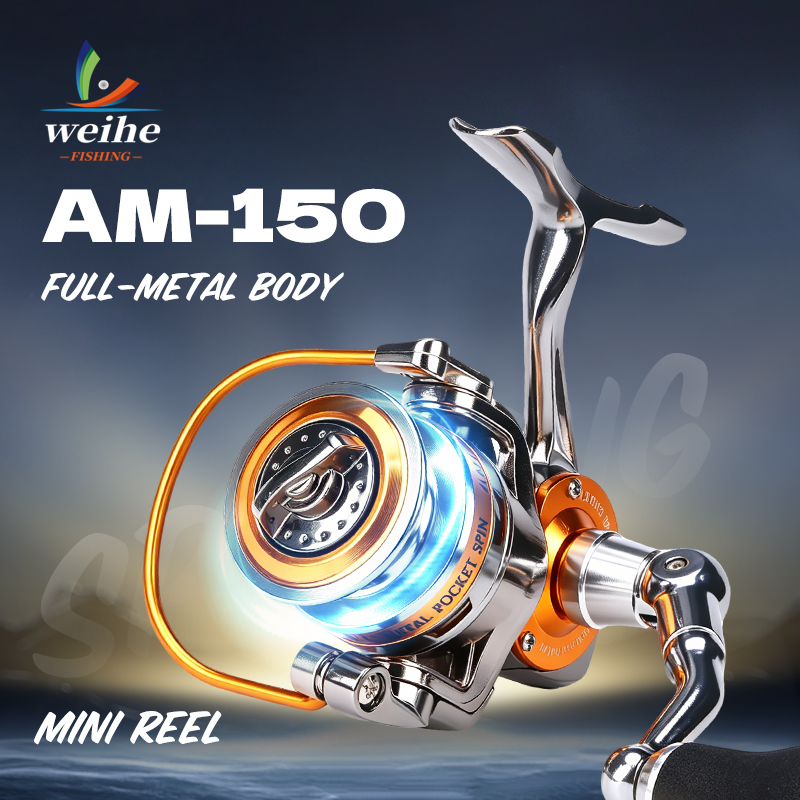 WEIHE 150 # Mini Carrete de Pe - Ice Fishing Reel reseña y precio