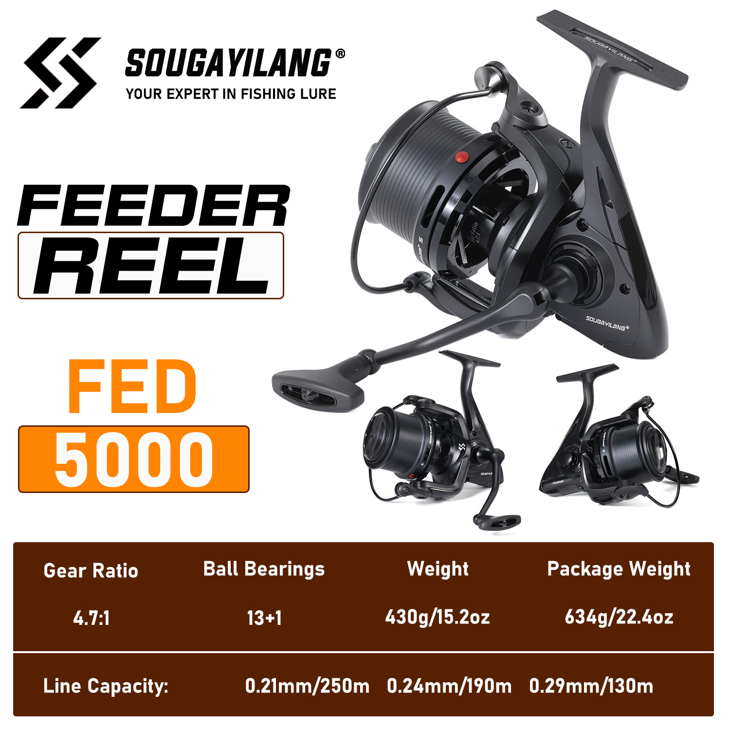 Carrete de Pesca Profesional S - Trolling Reel reseña y precio