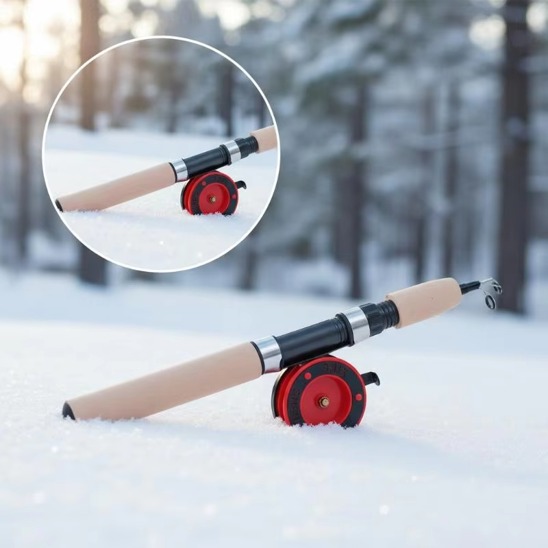 Caña de pescar para pesca en h - Ice Fishing Reel reseña y precio